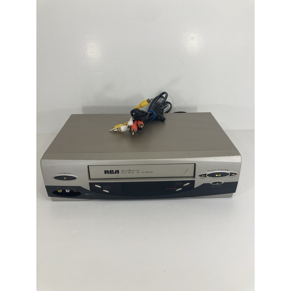 RCA VR637HF Video Casette Recorder VHS Player Tested And Working - No Remote